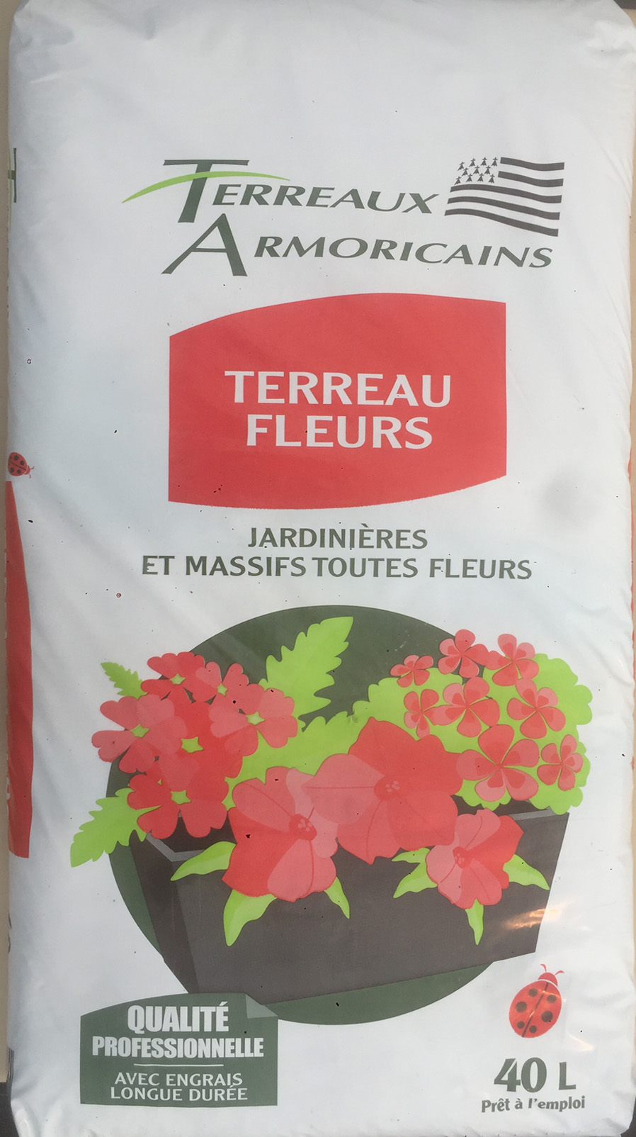 Terreau fleurs 40 litres -Terreaux Armoricains