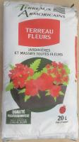 Terreau fleurs 20 litres -Terreaux Armoricains